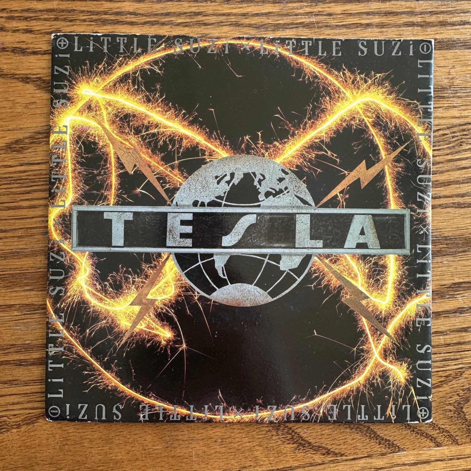 Tesla – Little Suzi 7" Single Record 1986 Geffen Rock Promo 45 RPM