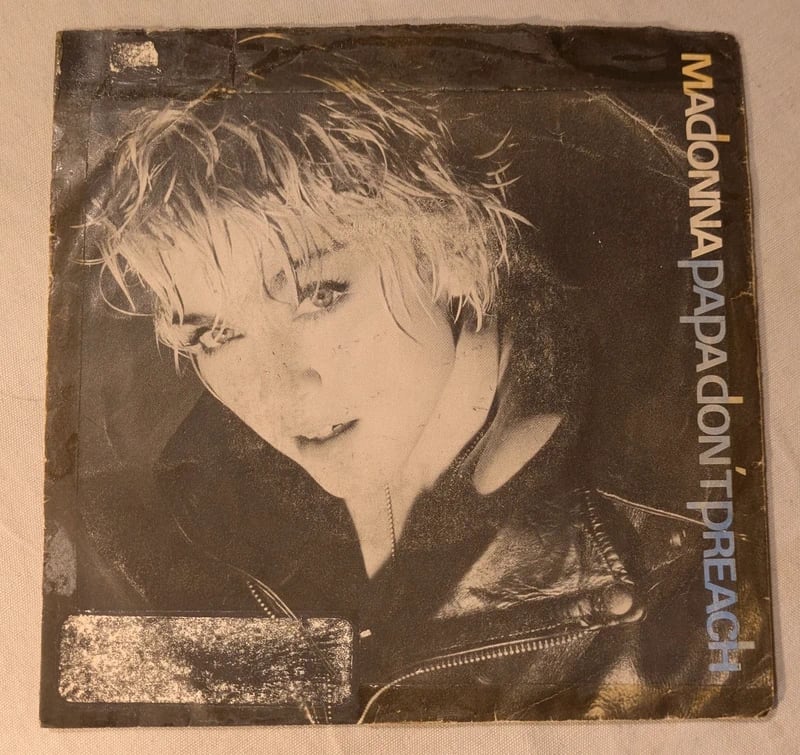 45giri-Madonna-Papa Don't Preach/ Pretender