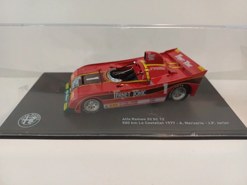P08 1/43 Alfa Romeo 33 SC 12 500 km Le Castellet 1977 Merzario