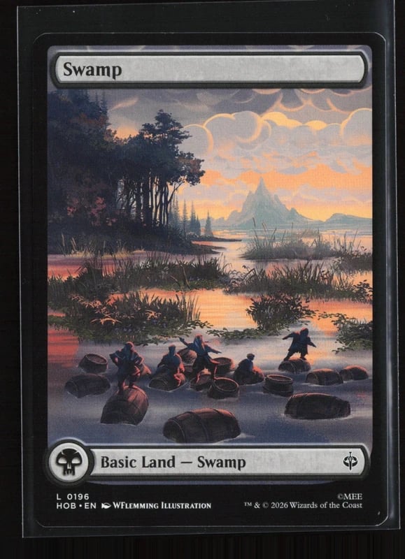 MTG Swamp (0196) - HOB - NM Condition