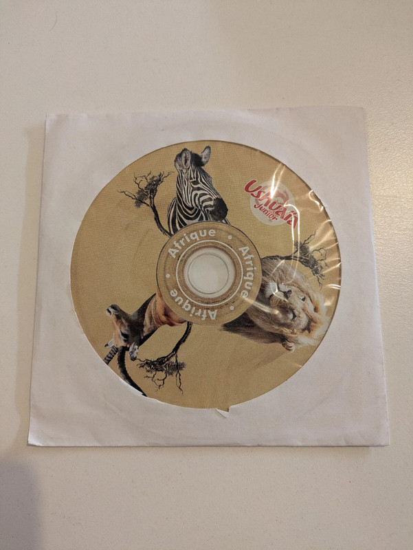 Ushuaïa Junior Afrique Jeu PC cdrom Interactif Pédagogique Kellogg's 2009 Fr