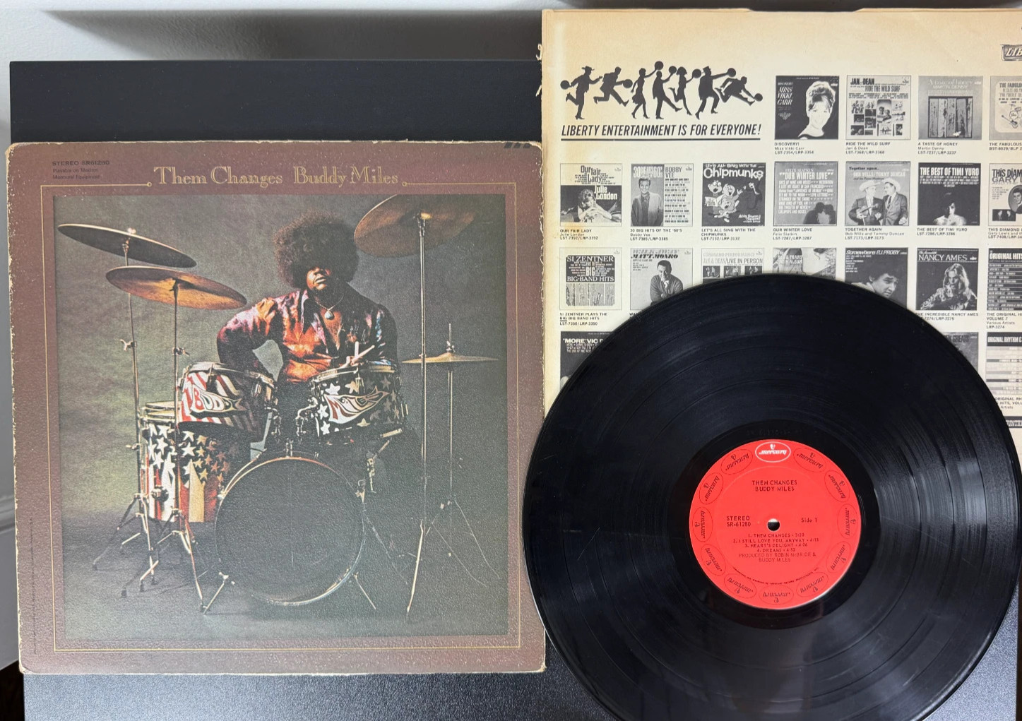 Them Changes Buddy Miles SR-61280 LP 1970 Rock Gatefold