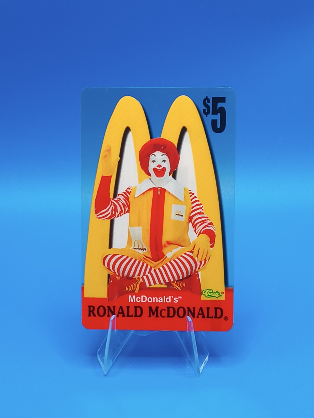 Scheda telefonica Ronald Mcdonald Classic McDonald’s acetato 5$ Sprint 1996