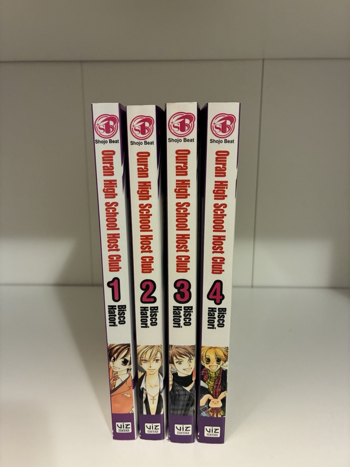 Ouran High School Club Manga Vol. 1-4