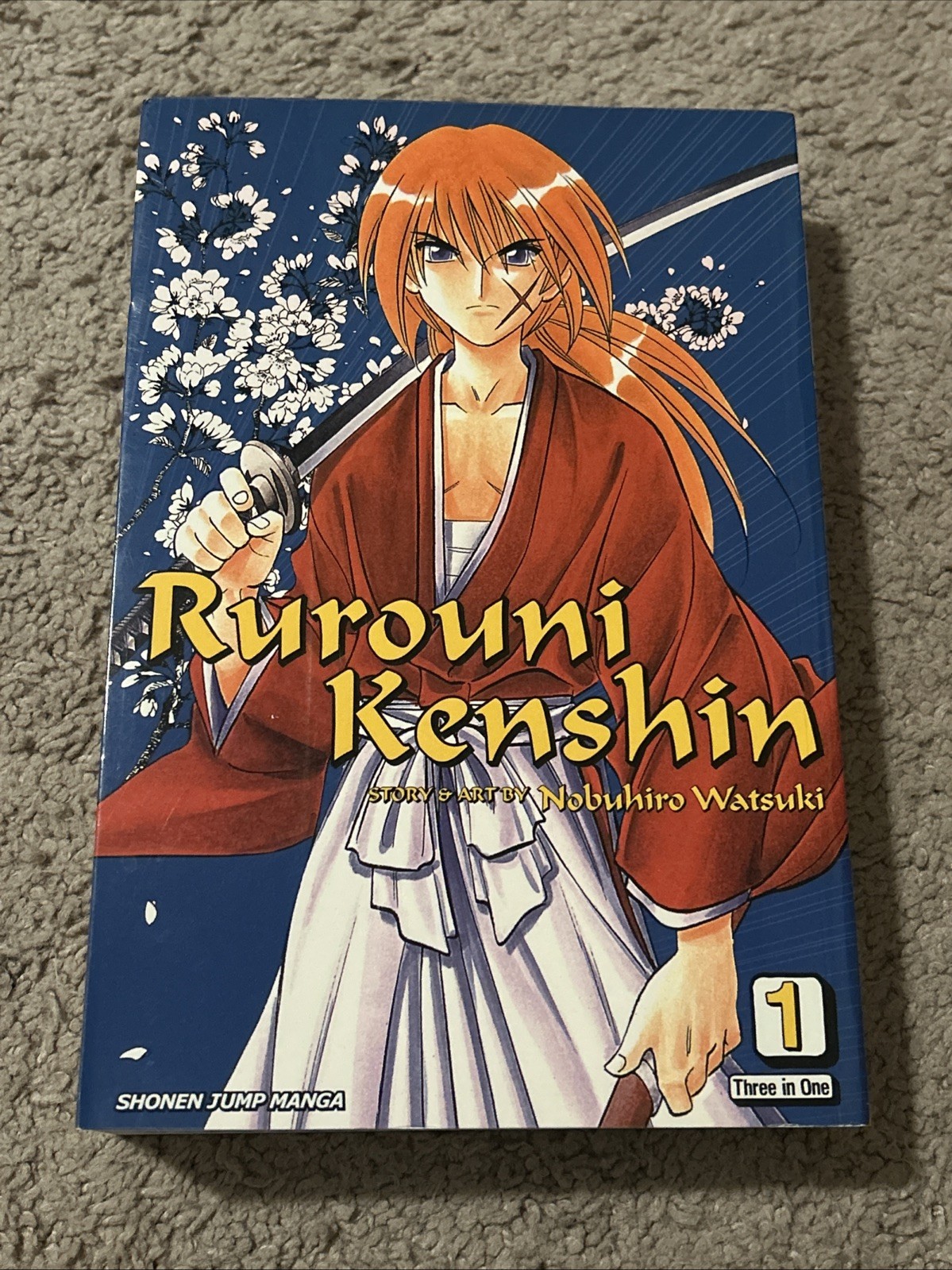 Rurouni Kenshin Vol 1 Manga Copertina flessibile di Nobuhiro Watsuki (VIZ Media)