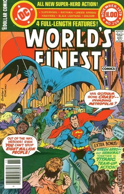 World's Finest Comics #259 VG 1979 immagine stock basso grado