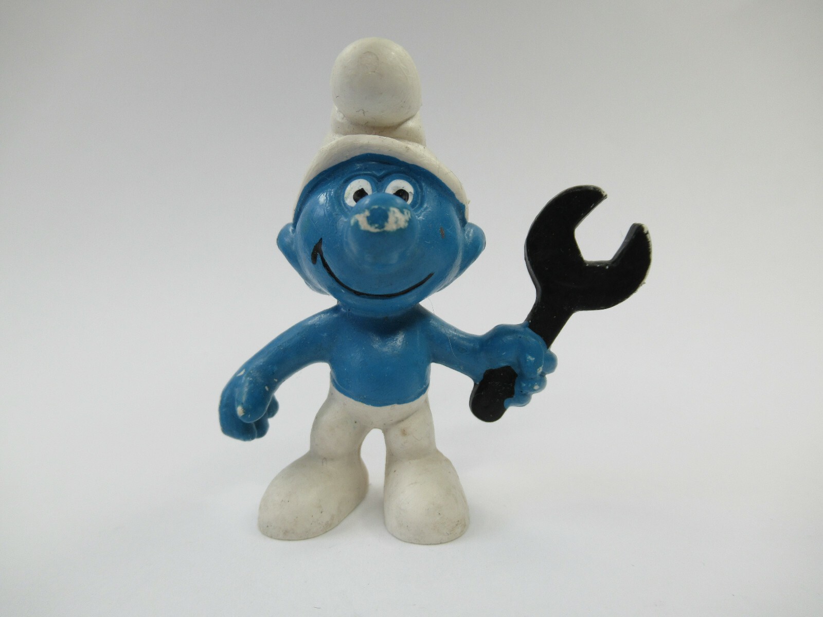 Puffo Meccanico Peyo Puffi Vintage Figura in Plastica