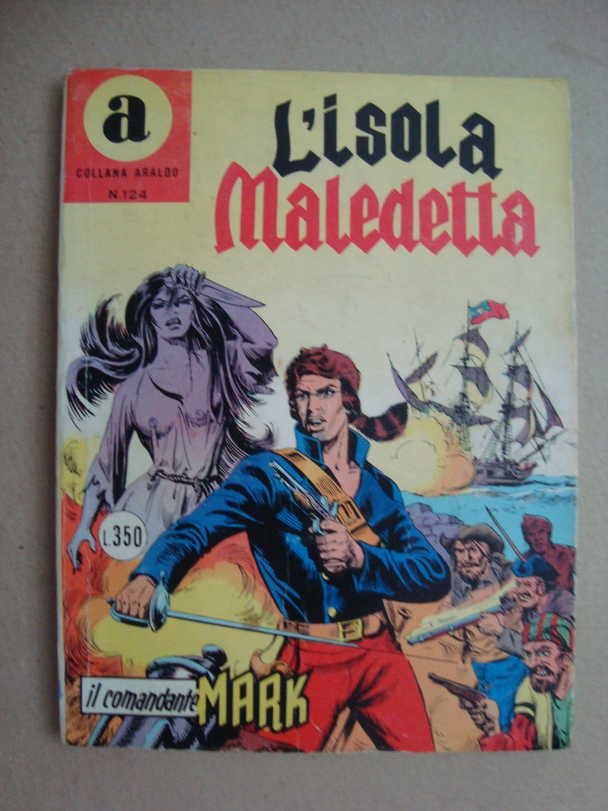 collana araldo comandante mark n° 124 ed.araldo 1976