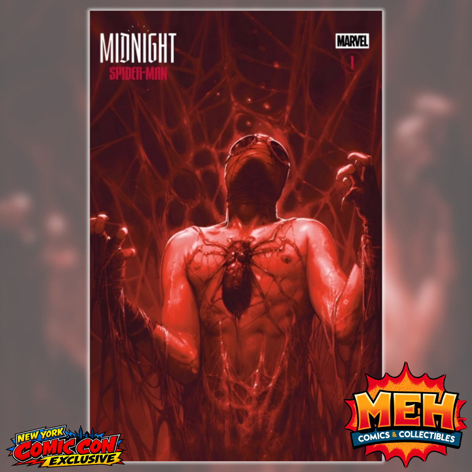 Midnight Spider-Man #1 - Davide Paratore - Variante commerciale NYCC - Ltd 3000 (2026)