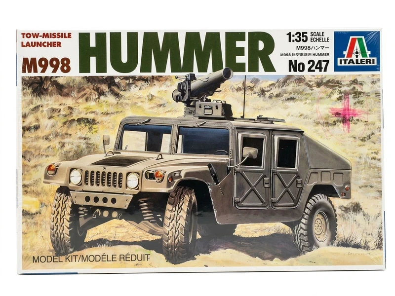 Italeri No. 247 M998 Hummer TOW-Missile-Launcher 1:35 – Vintage Modellbausatz OVP