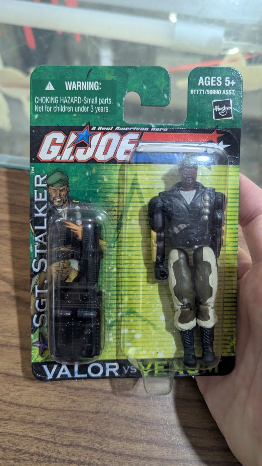 GI Joe Valor vs Venom SGT STALKER 3.75" Action Figure 2004