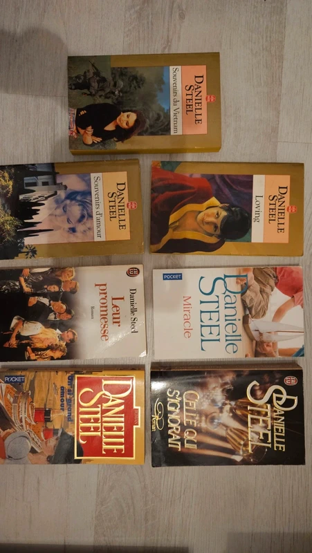 7 livres Danielle Steel