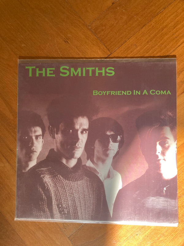 The Smiths lp vinyl bootleg boyfriend in a coma red clear vinyl