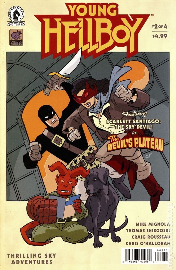 Young Hellboy Thrilling Sky Adventures #2A quasi nuovo 2026 immagine stock