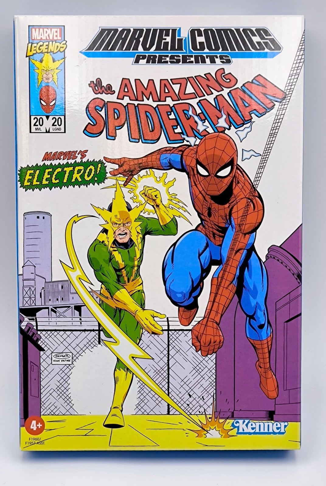 ♣ SPIDER MAN + ELECTRO - MARVEL RETRO LEGENDS KENNER FIGURINE - NEUF NEW ♣