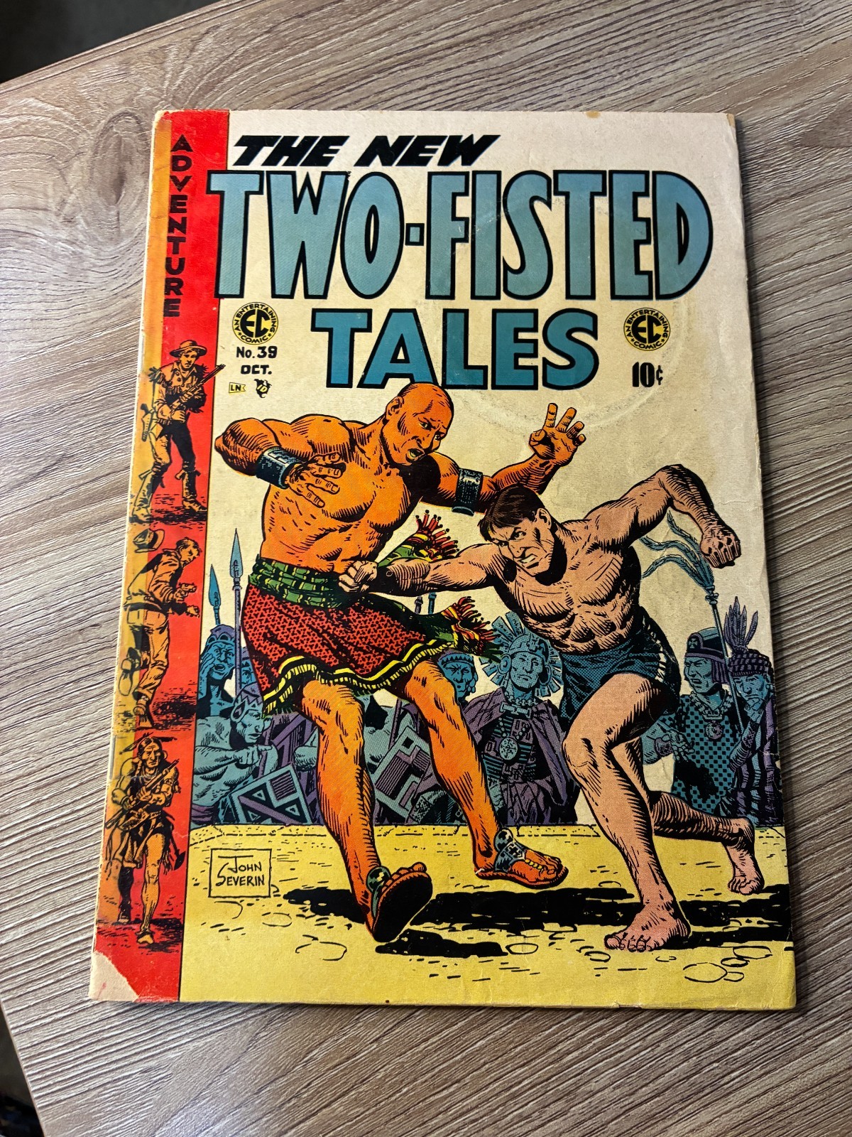 Two Fisted Tales #39 1954 EC Comics Pre-Codice Guerra GD 2.0 Copertina nastrata Severin Art
