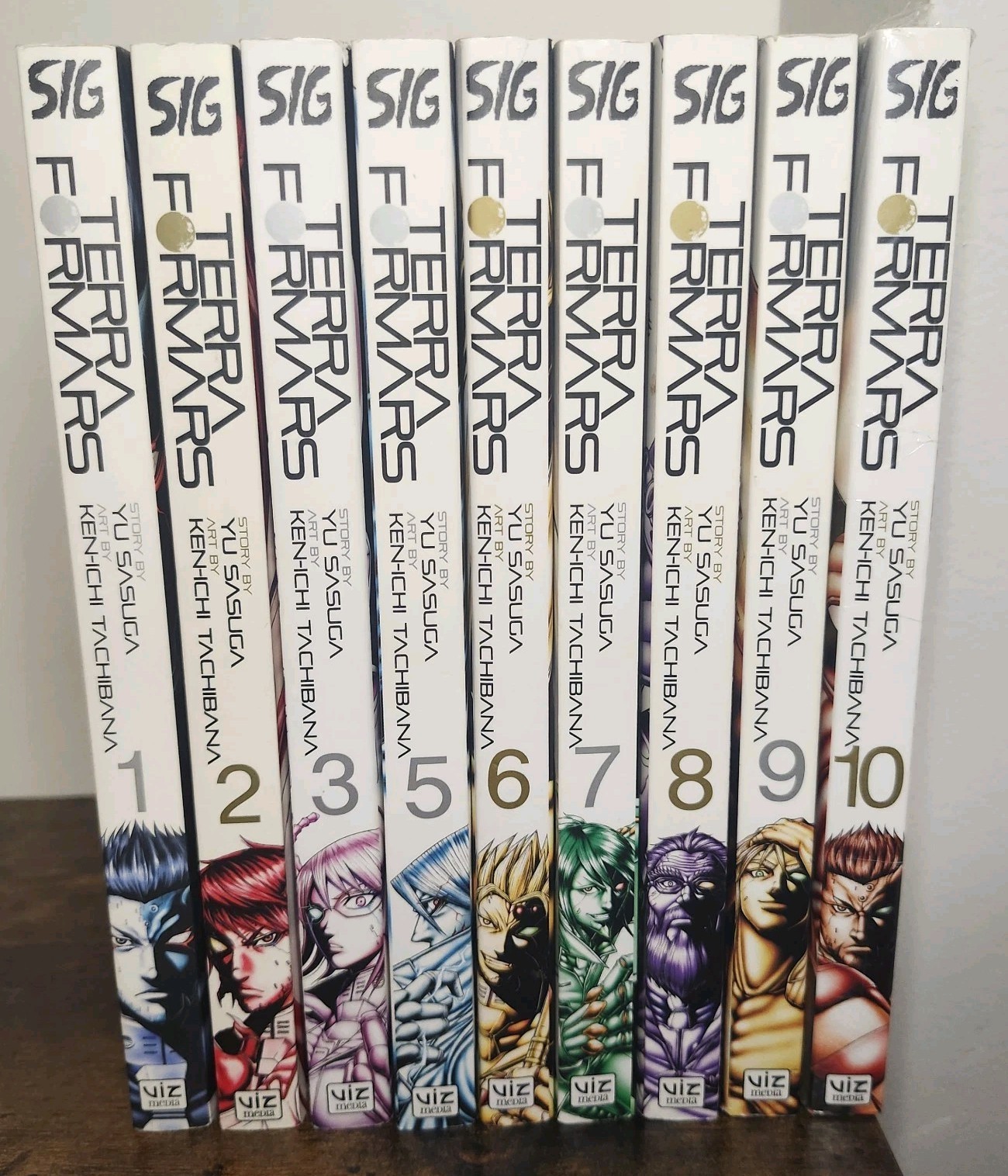 Terra Formars Manga Vol. 1-3, 5-10 Yu Sasuga & Kenichi Tachibana Inglese 1° Ed.