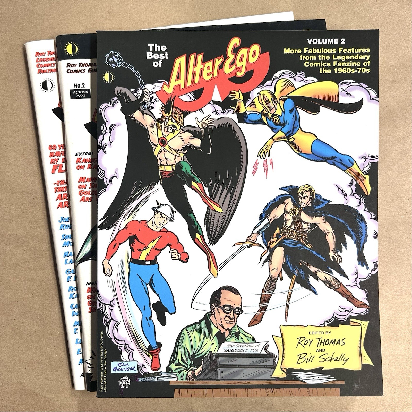 The Best of Alter Ego: Vol 2, Alter Ego 2 & 4 LOT 3 Roy Thomas’ Comics Fanzine