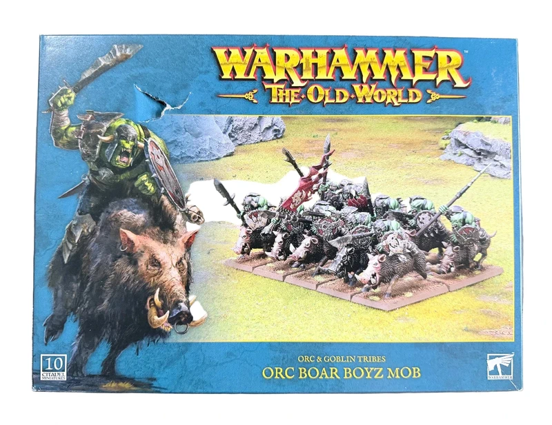 Warhammer Old World Orcs and Goblins Boar Boyz Mob