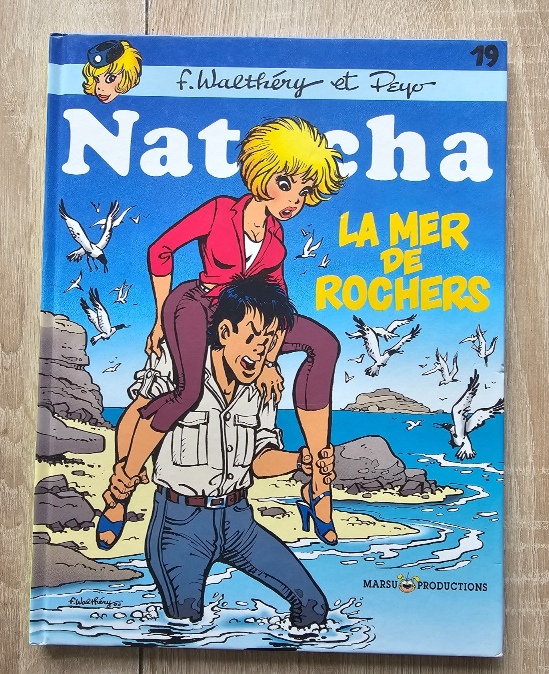 NATACHA ** TOME 19 LA MER DES ROCHERS **  EO 2004 WALTHERY/PEYO