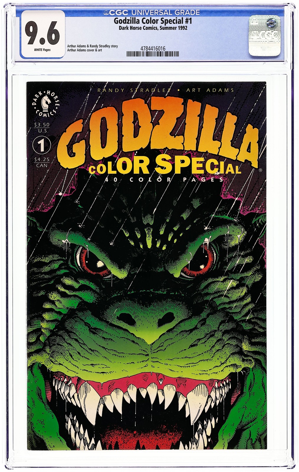 Godzilla Color Special #1 CGC 9.6 1992 4784416016