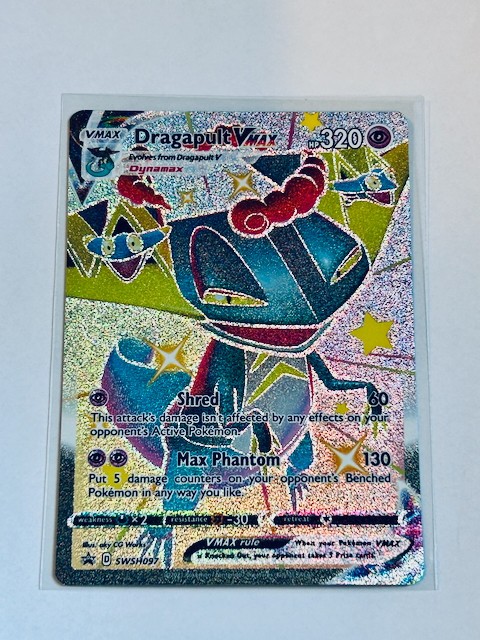 Pokémon TCG Dragapult VMAX Rainbow Ultra Rare SWSH097 Full Art