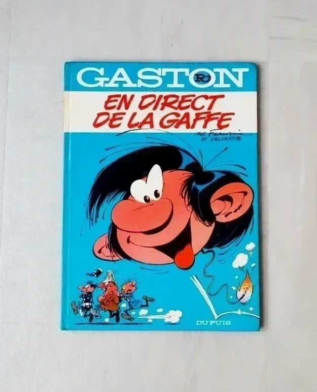 💬 BD En direct de la Gaffe : Gaston / Série R4 / Année1977 - Franquin et Delporte - État Parfait !
