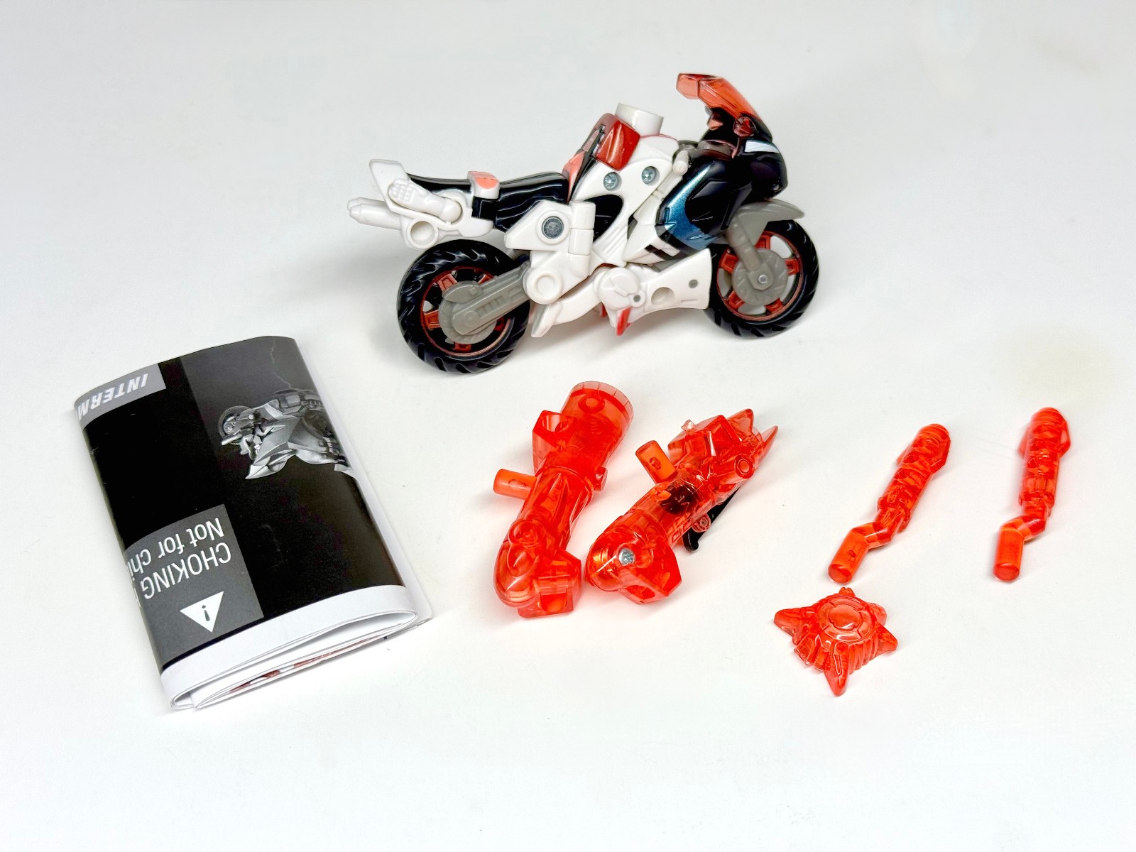 Moto Transformers Energon 2004 Arcee - Completa