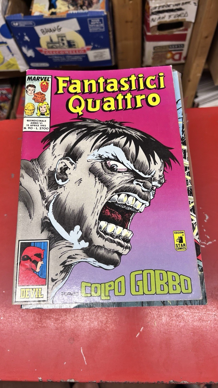 Star Comics Fantastici Quattro n.90 1993 Marvel Torre Devil Colpo Gobbo