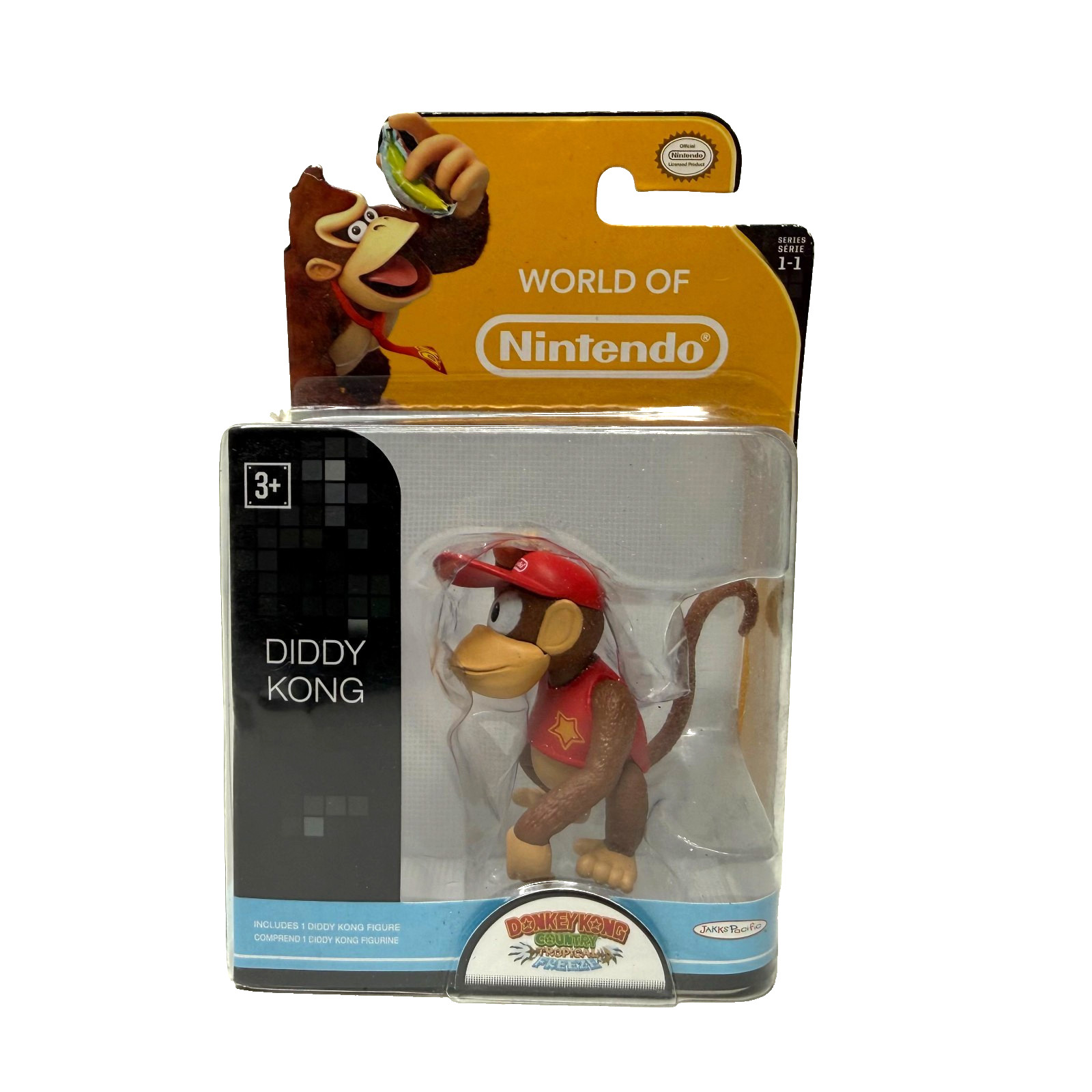 World of Nintendo - Donkey Kong Tropical Freeze - Figurina Diddy Kong - 2014