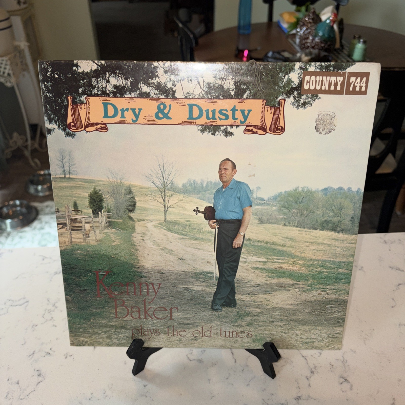 KENNY BAKER: dry & dusty COUNTY 12" LP 33 RPM Sealed