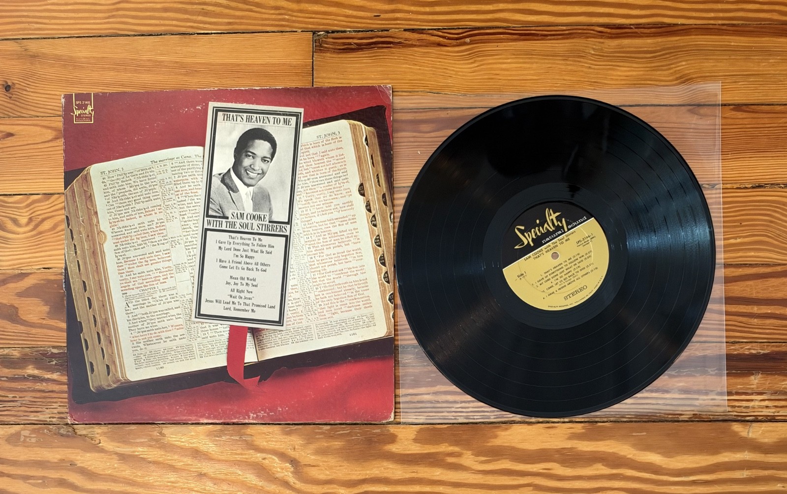 Sam Cooke, The Soul Stirrers: That's Heaven To Me LP Vinyl US Specialty VG/VG+