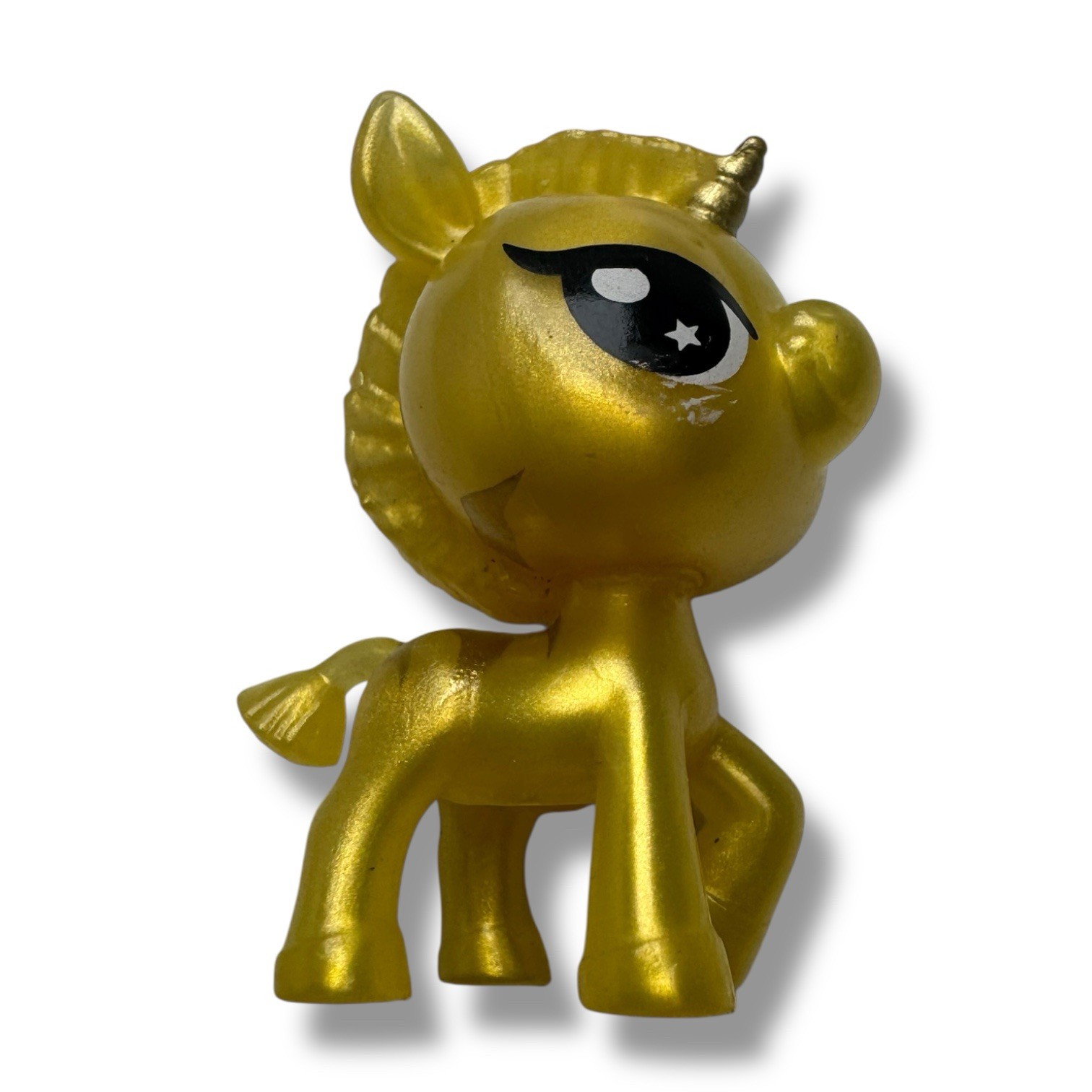 Zuru Coco Surprise Littlest Pet Shop Gold Unicorno Figura piccola in plastica 4 cm