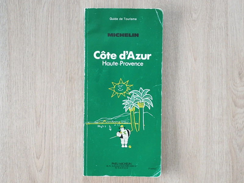 Guide de tourisme Michelin Côte d'Azur