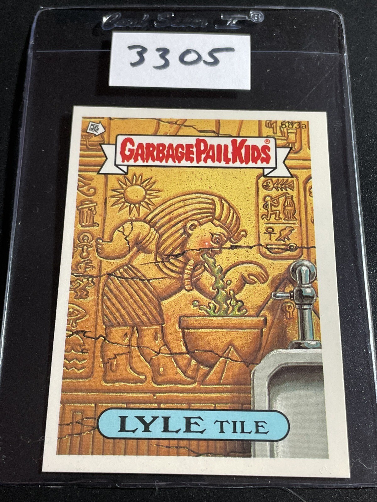 1988 Topps Garbage Pail Kids Card GPK Series 15 OS15 583a Lyle Tile NDC NrMT