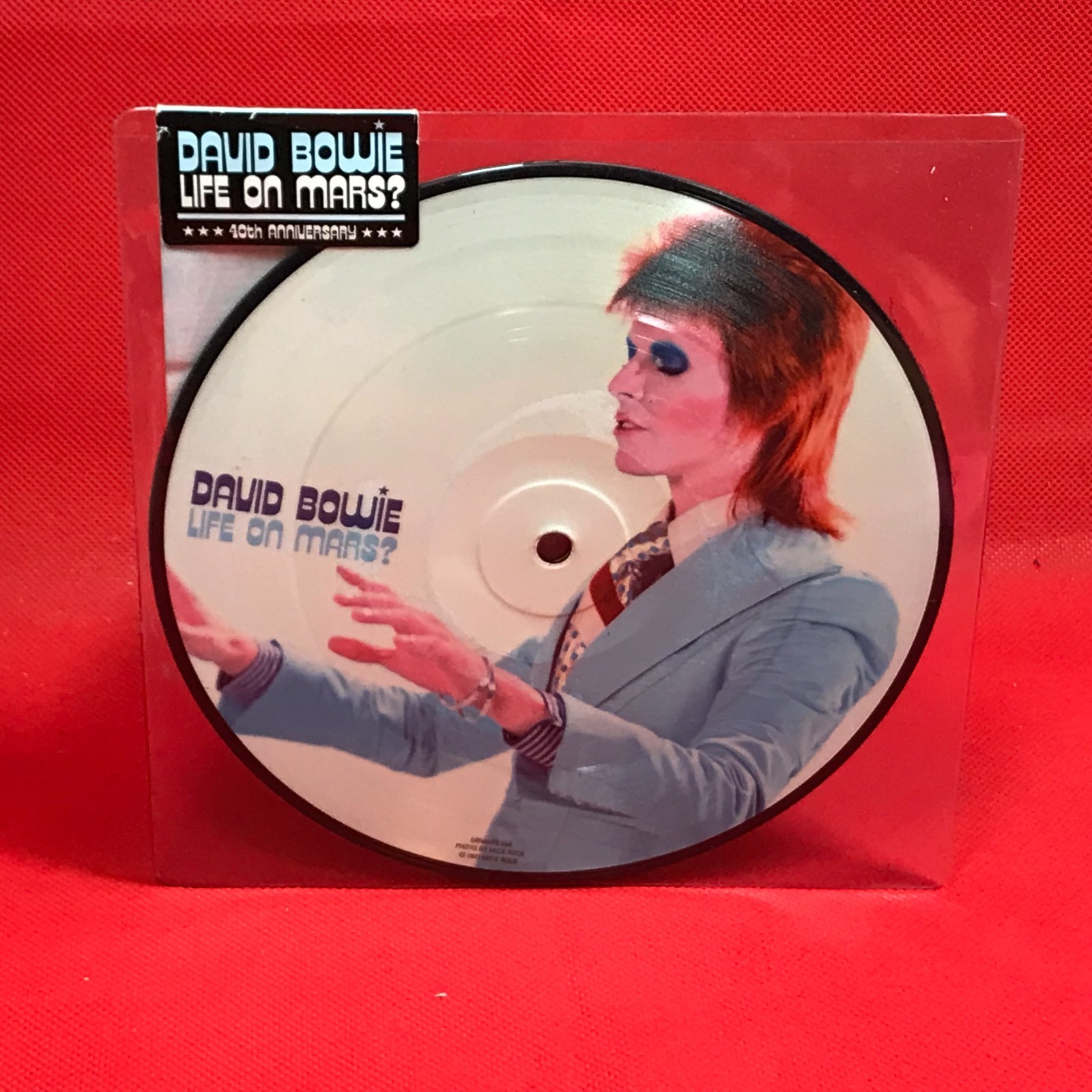 DAVID BOWIE Life On Mars 40th Anniversary 7" Vinyl Picture Disc BRAND NEW record