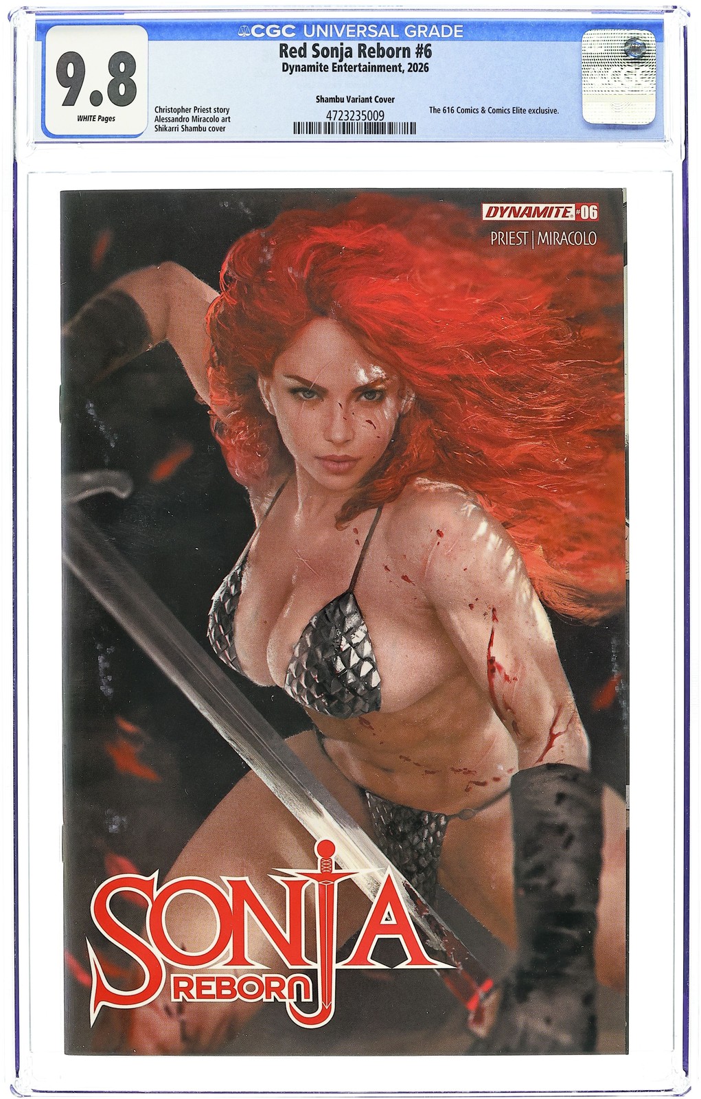 Sonja Reborn #6SHIKARII.A CGC 9.8 2026 4723235009