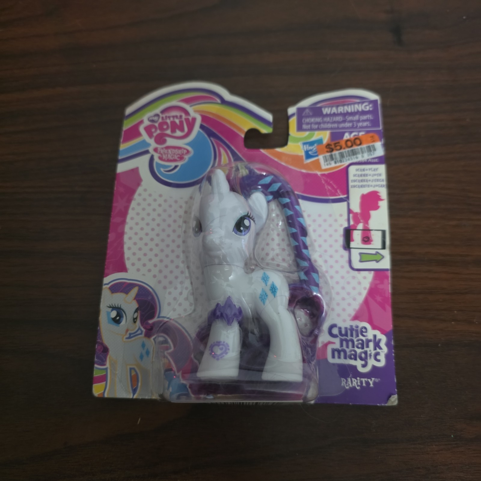 Bracciale My Little Pony Friendship Magic RARITÀ Unicorno Figura Cutie Mark 2014