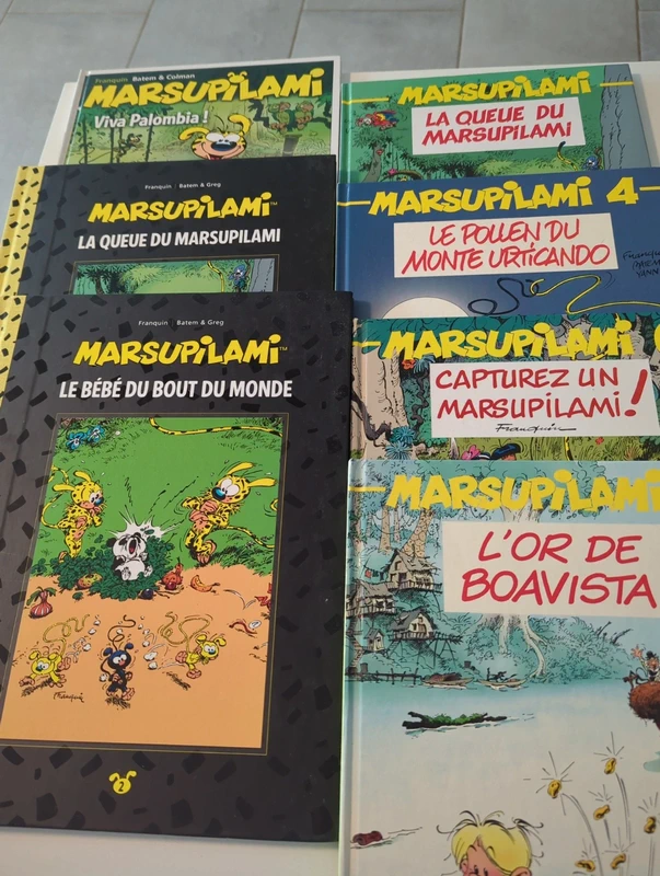Lot de 7 BD Marsupilami