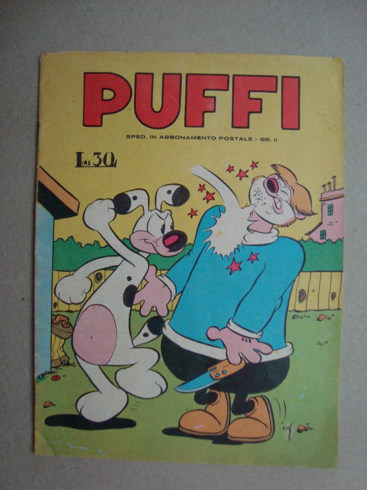 puffi n° 5 albo d'oro ed.flaminia 1962