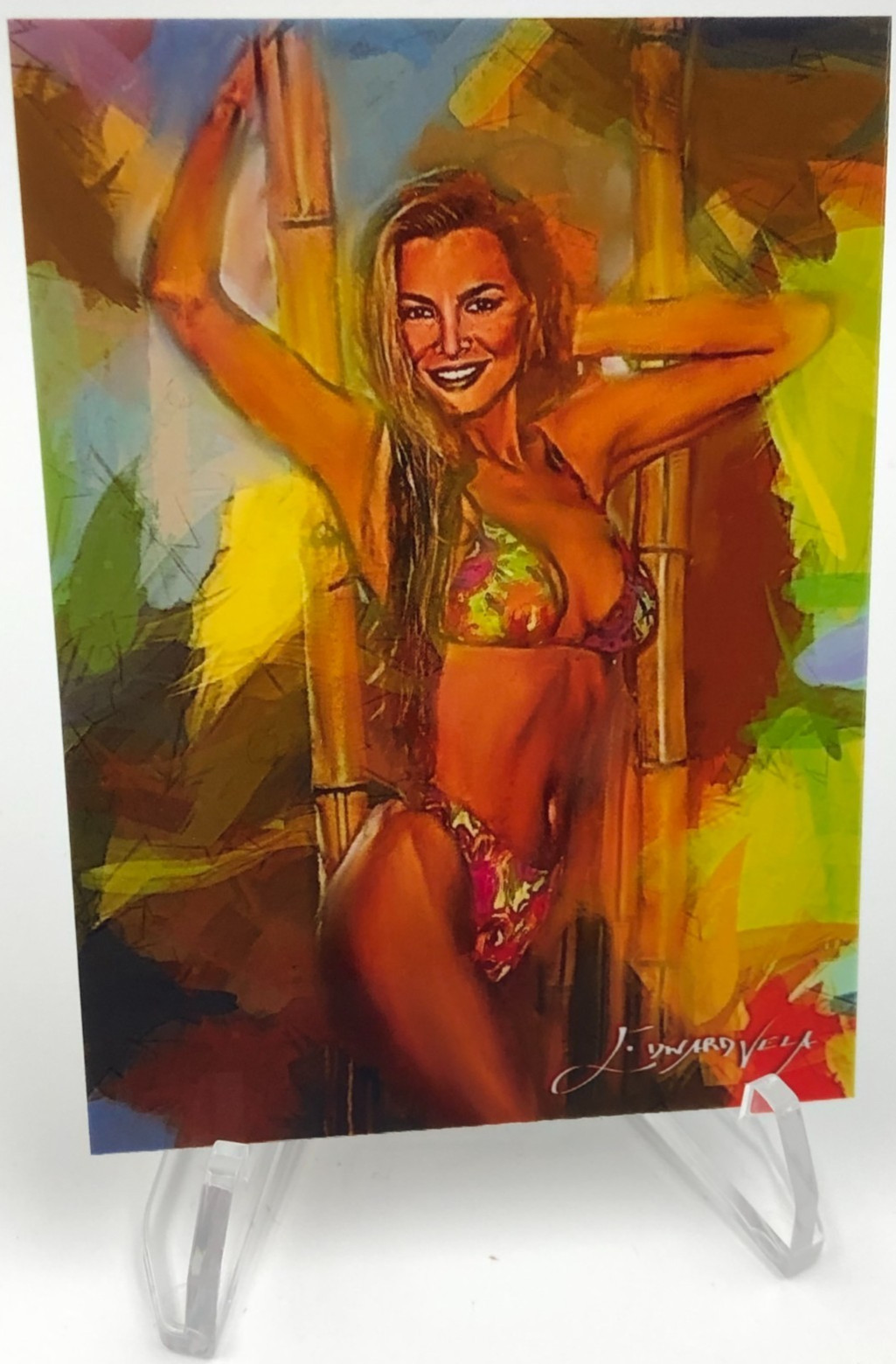 CINDY MARGOLIS #3 Sketch Art Card SP/50 Edward Vela firmata MODELLA ATTRICE