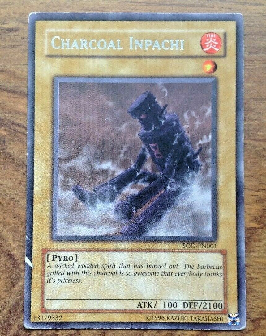 Yugioh Charcoal Inpachi SOD-EN001 . Free Postage