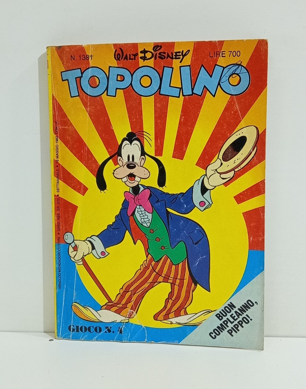 I147481 TOPOLINO libretto n. 1381 - Mondadori 1982