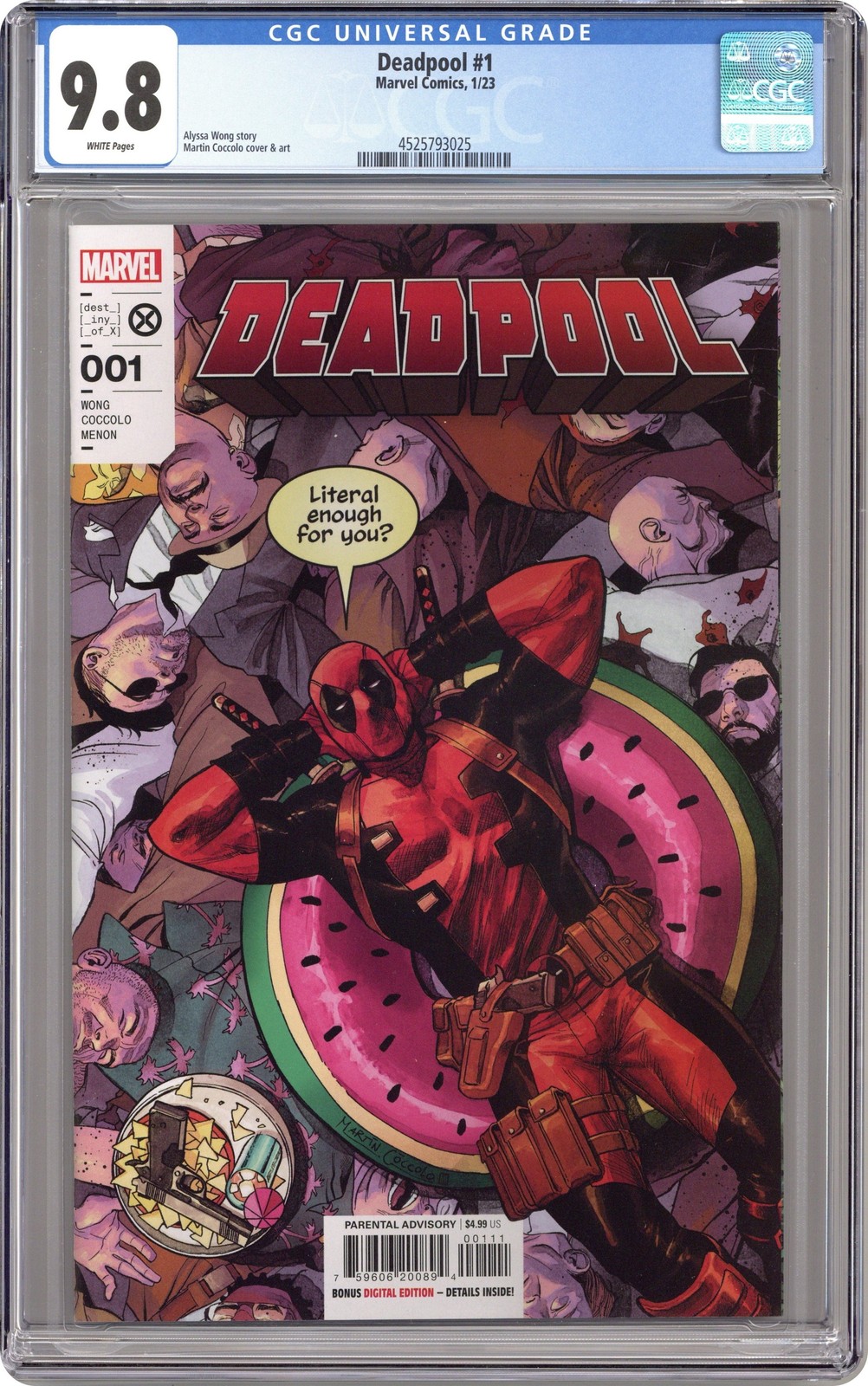 Deadpool 1A Coccolo CGC 9.8 2023 4525793025