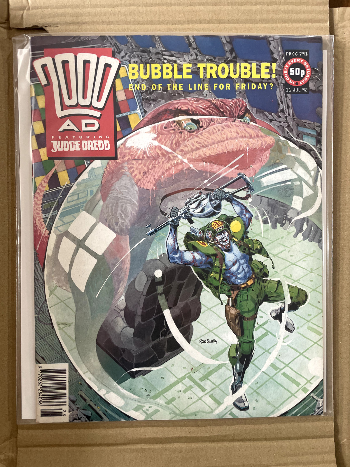 2000ad Judge Dredd Prog 791 1992 Magazine Comic
