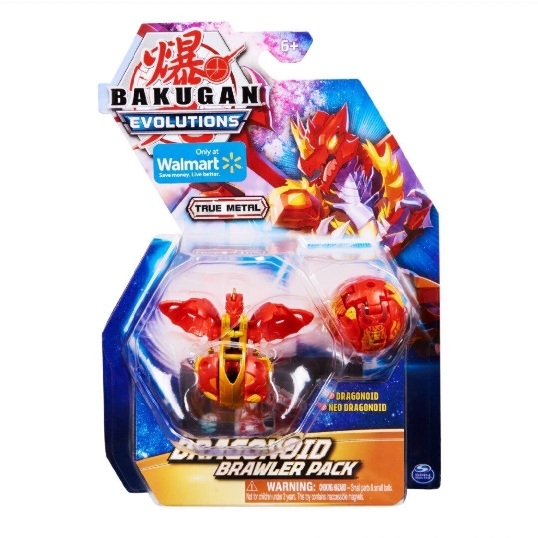 Bakugan Evolutions Dragonoid Brawler Pack True Metal Dragonoid & Neo Dragonoid