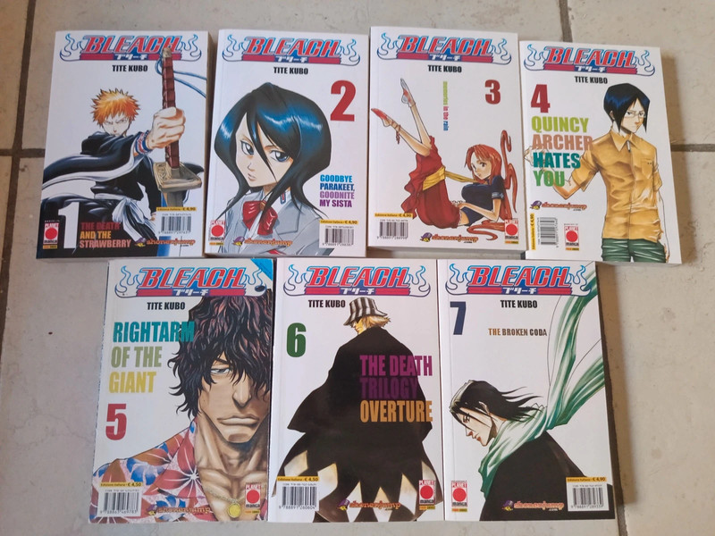 Manga Bleach dall 1 al 7