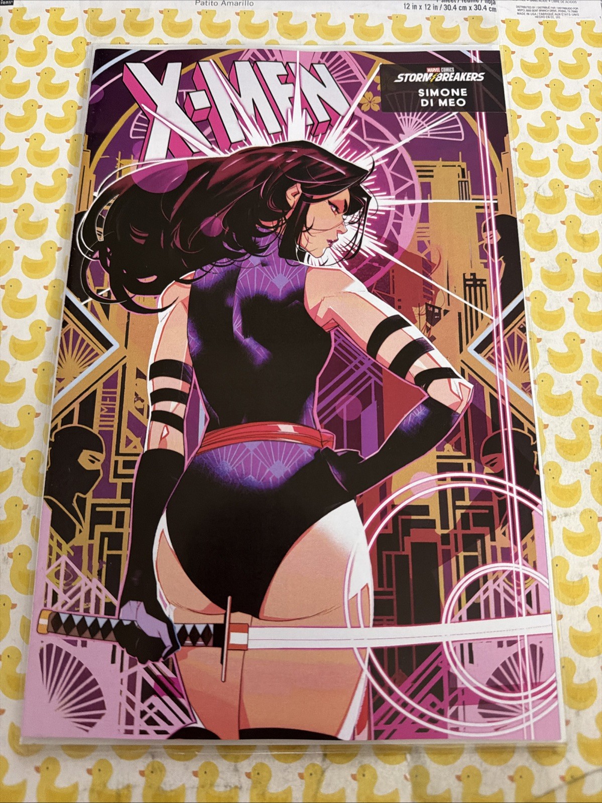 X-MEN #40 SIMONE DI MEO VARIANTE COVER B 2026 psylocke tony daniel dnx marvel mcu