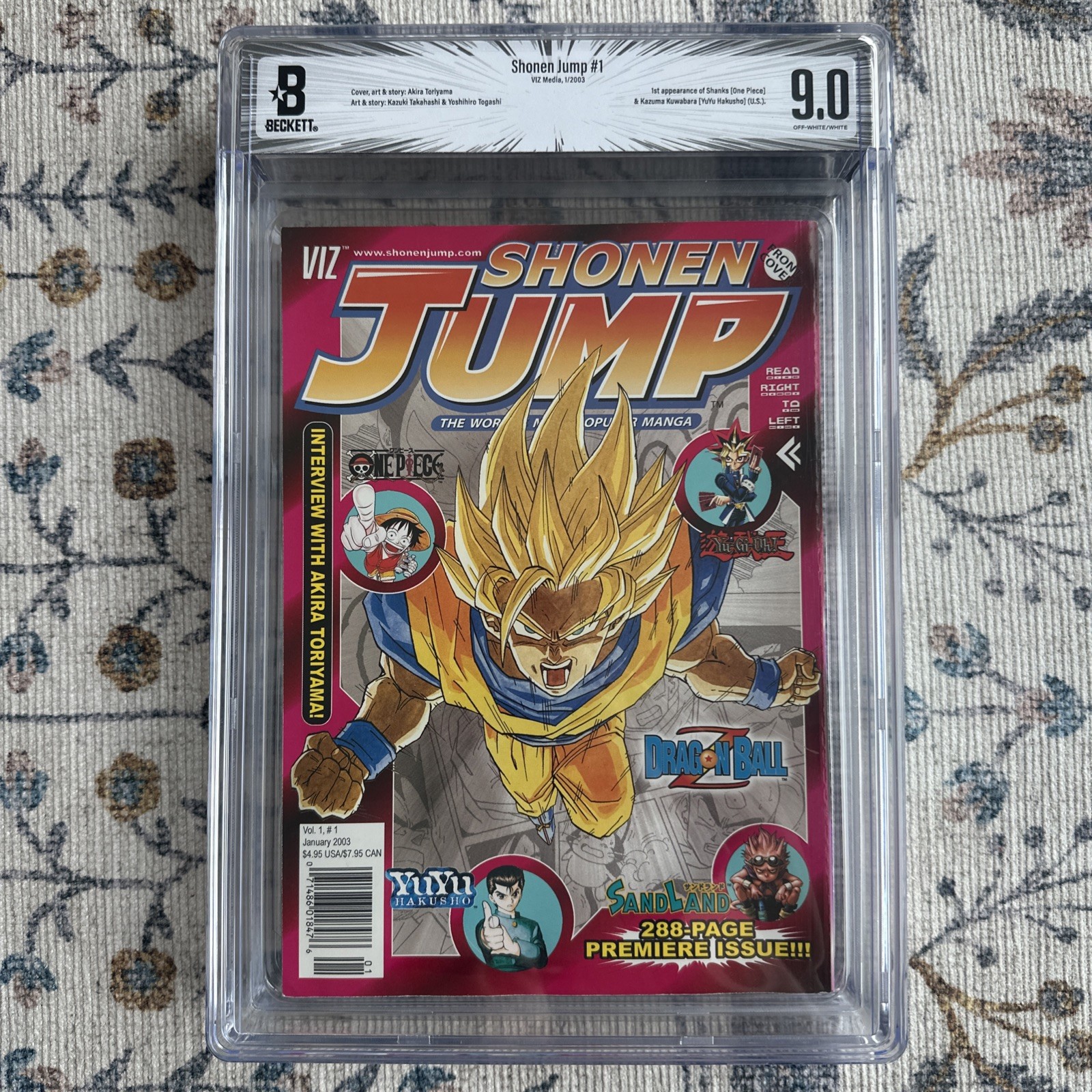 Shonen Jump Magazine 2003 Volume 1 Numero 1 BGS 9.0