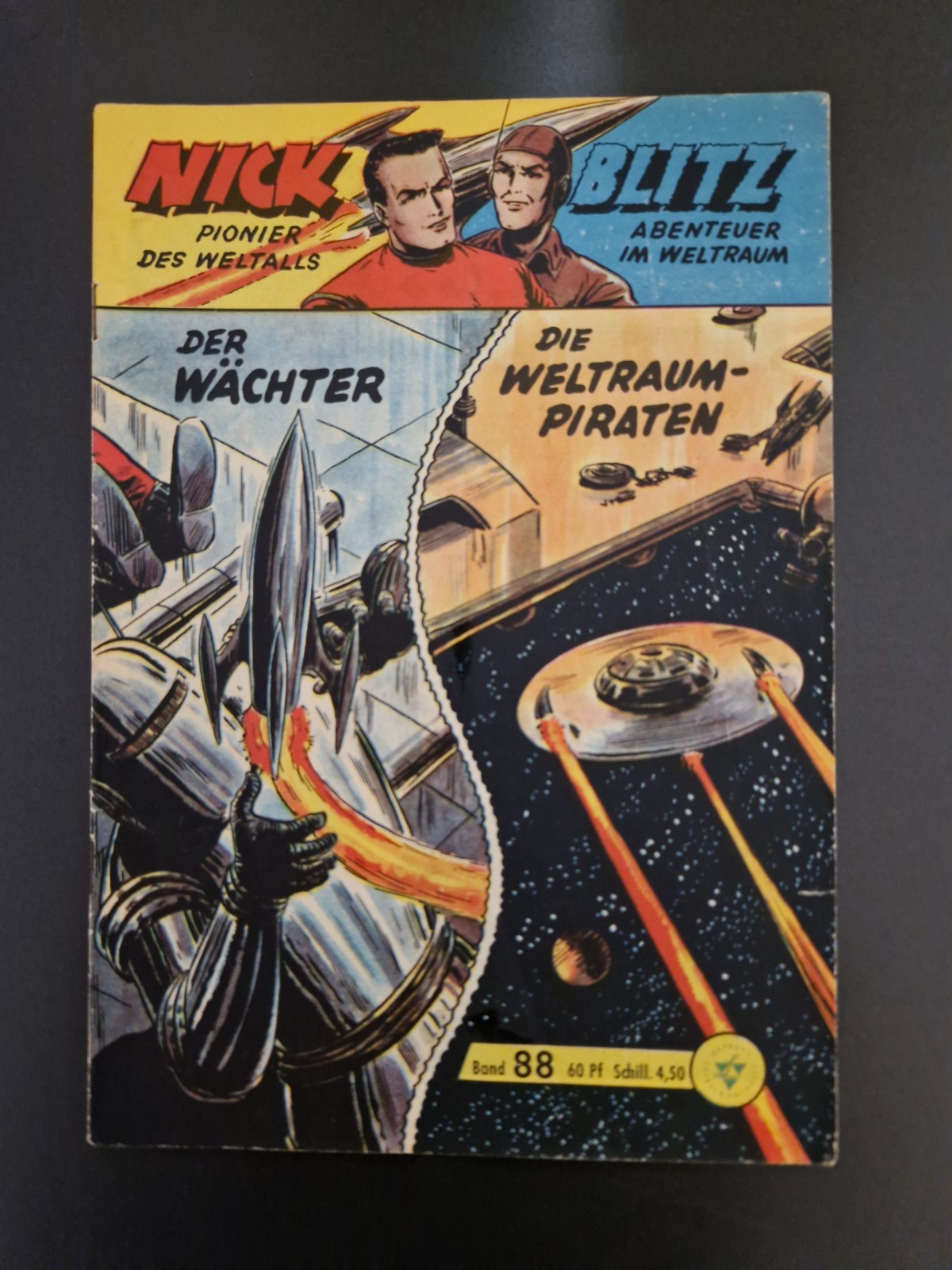 Nick fumetto n.88 (originale Lehning) Z1-2 con francobollo da collezione